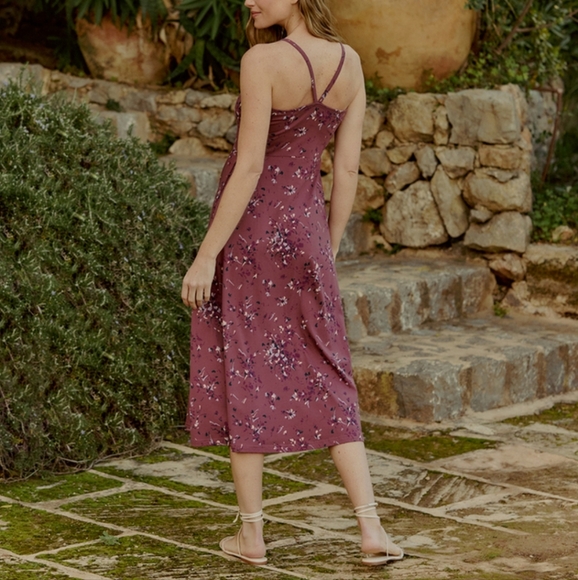 Pact Fit & Flare Midi Dress Floral - Picture 6 of 7